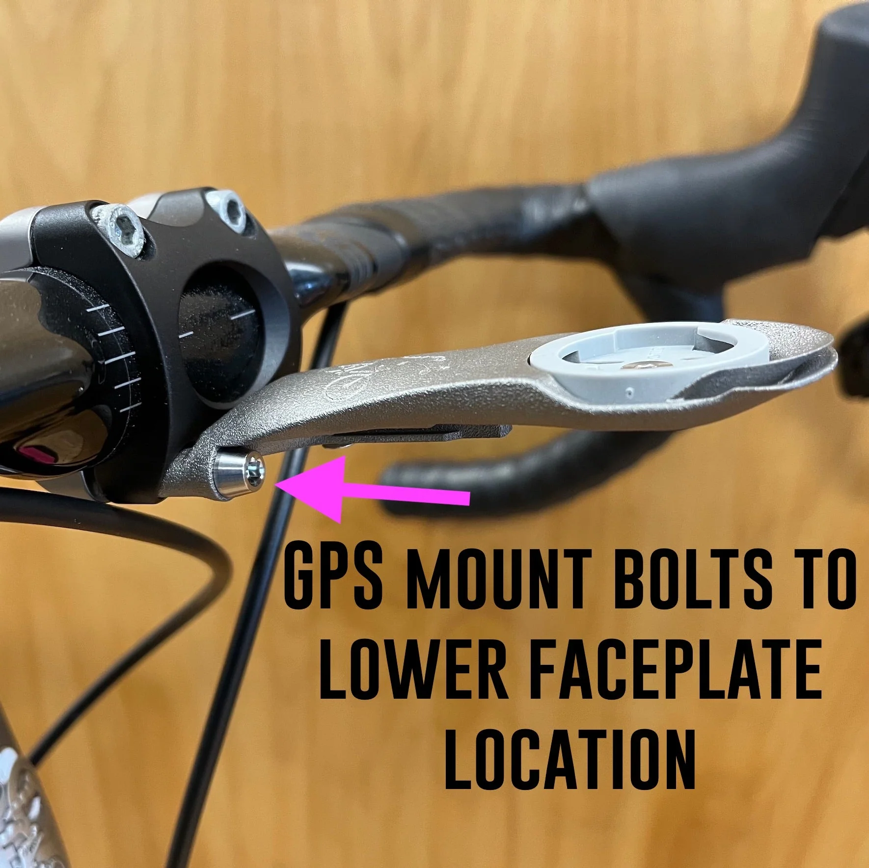 Moots 3D Printed Titanium Computer mount for MOD SERIES STEMS ONLY - Image 5
